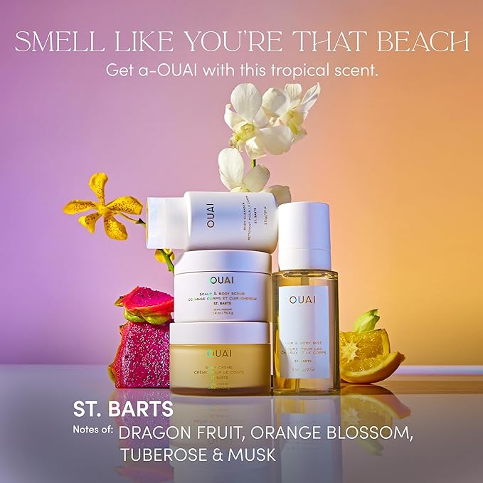 OUAI Scalp & Body Scrub, St. Barts Travel Size - Image 3