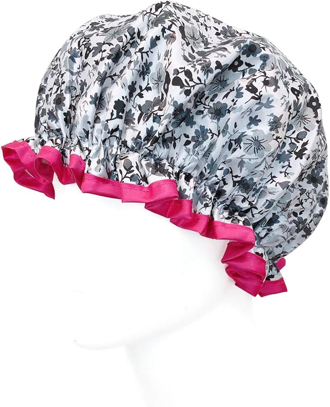 allydrew Reusable Women's Waterproof Shower Caps - Image 3