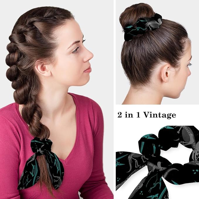 Scrub Cap with Hair Scrunchy, Ponytail Holder Surgical Cap - Image 6