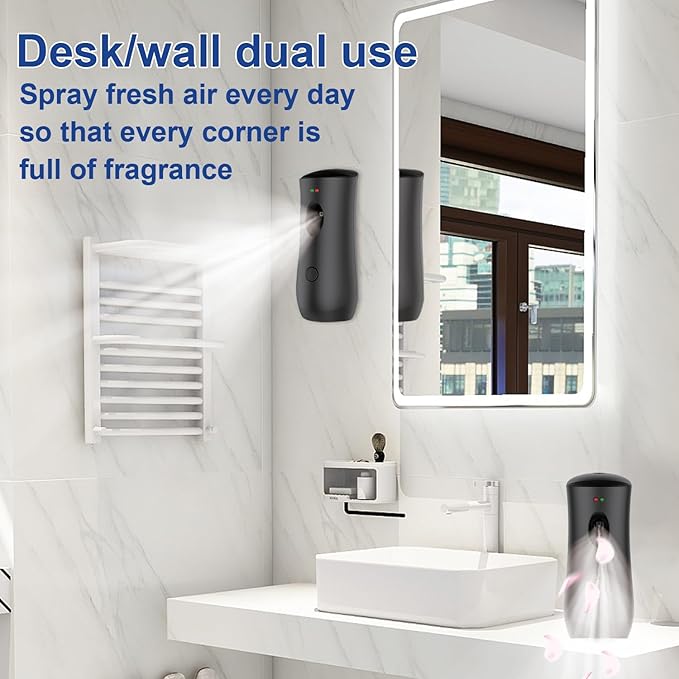 Automatic Air Freshener Spray Dispenser, Free Standing or Wall Mounted - Image 4