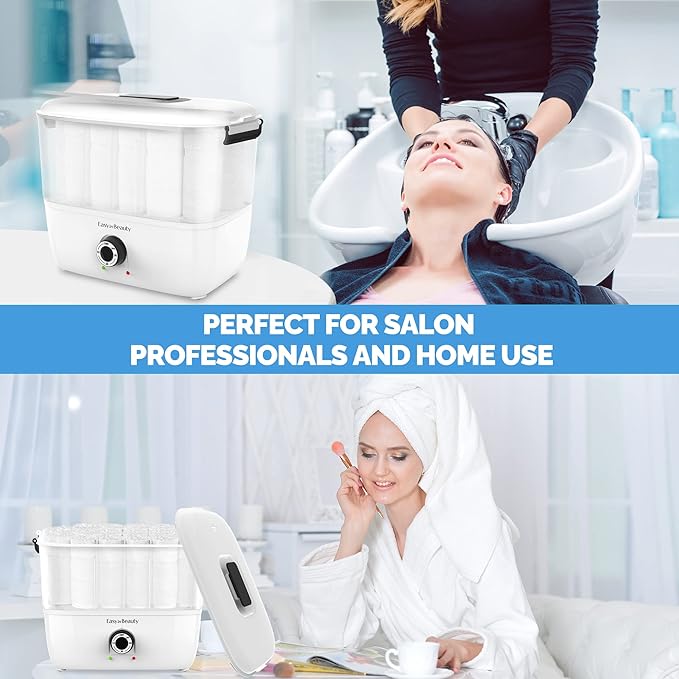 EASYINBEAUTY Hot Towel Warmers for Spa, Holds 16 Small Towels, 5L Portable - Image 7