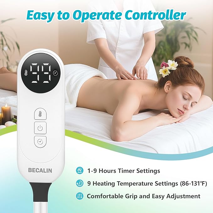 Massage Table Warmer Heating Pad Professional SPA Massage Bed Warmer - Image 2