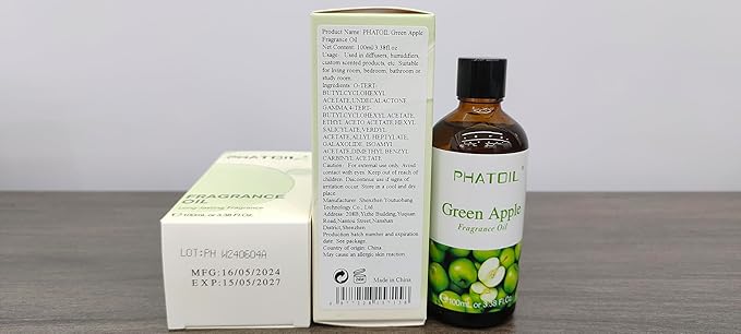 PHATOIL 3.38FL.OZ Green Apple Fragrance Oils - Image 8