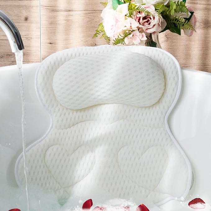 Bath Pillows for Tub Luxury, Bath Pillow for Head and Neck, Fit Bathtub Hot Tub - Image 8