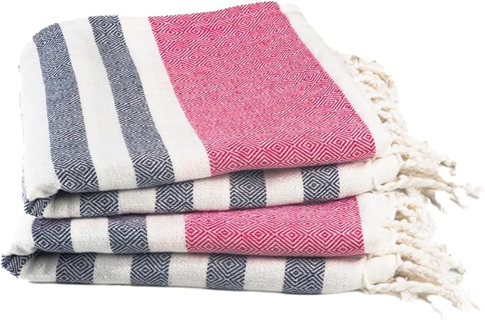 Cotton Turkish Beach Towel by 9Threads