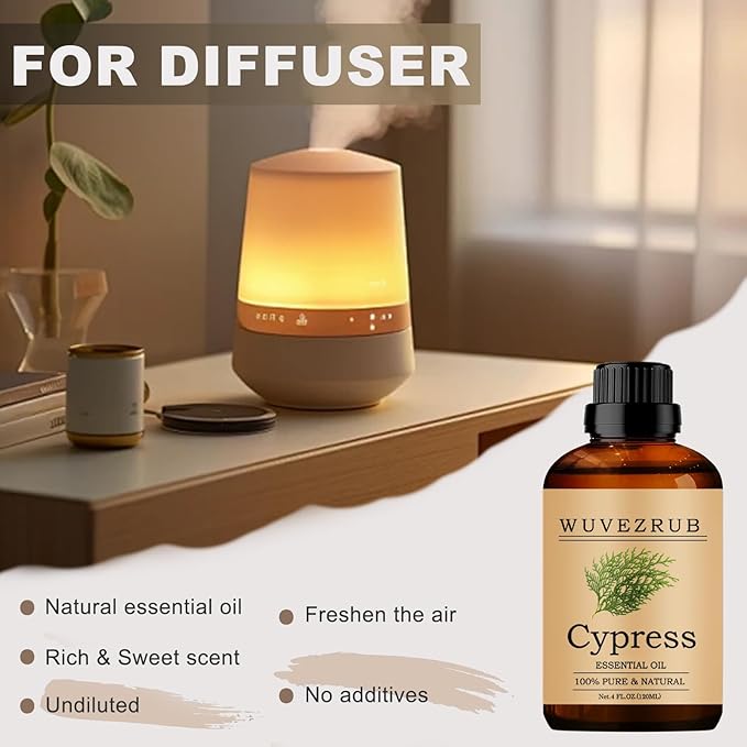 Cypress Essential Oils, 120ML Pure and Natural Essential Oil - Image 5