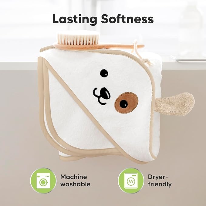 KeaBabies Hooded Baby Towel for Newborn - Image 6