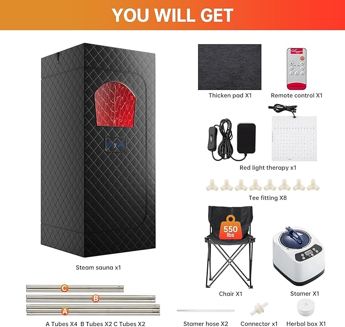 Infrared Sauna Box, Portable Sauna - Image 5