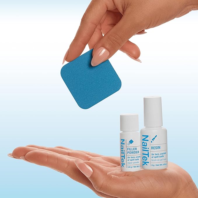 Nail Tek Nail Repair for Damaged Nails – Filler Powder & Resin Kit for Cracked - Image 6