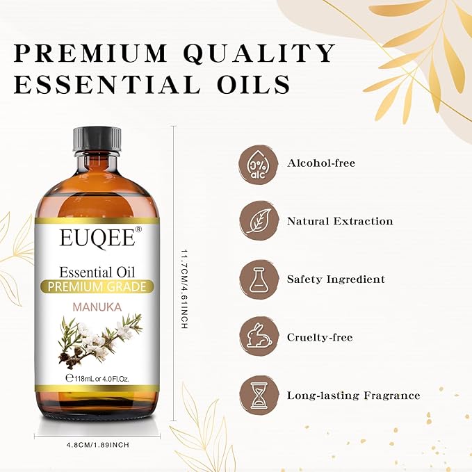 EUQEE Manuka Essential Oil 118ml Large Capacity Pure Manuka Oil - Image 5