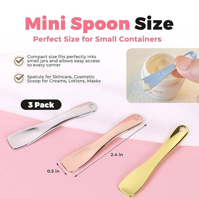 Metal Makeup Spatula Tool - Image 3