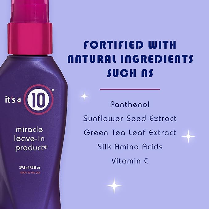 It's a 10 Haircare Miracle Leave-In Product, 2 fl. oz. - Image 3