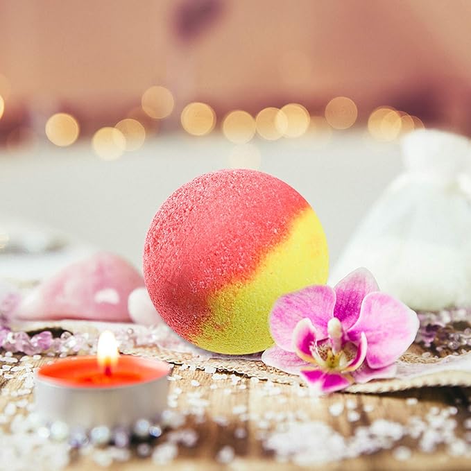 Bath Bombs Gift Set, 10 Organic Bubble Bombs, - Image 4
