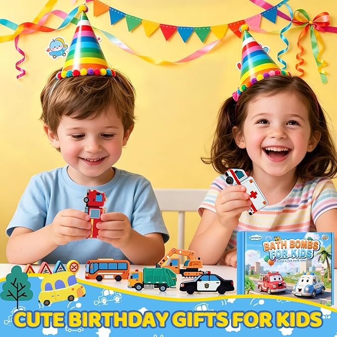 Bath Bombs for Kids, Perfect Mothers Day Gifts for Kids Girls, Handcrafted Car - Image 6