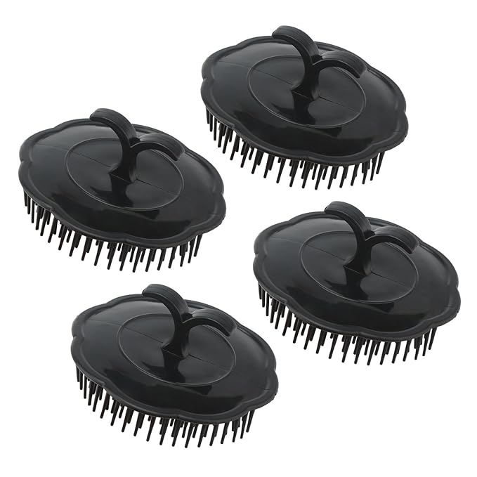 Segbeauty Mens Shampoo Brush, Massage Hair Brush Floriated Shower Comb - Image 2