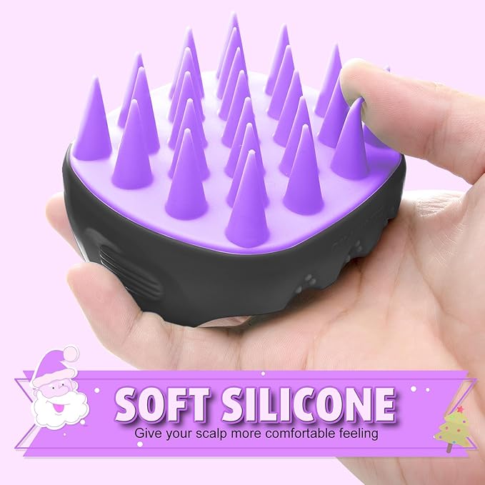 Cbiumpro 2-Pack Scalp Massager Shampoo Brush, Ultra Soft Silicone Scalp - Image 4