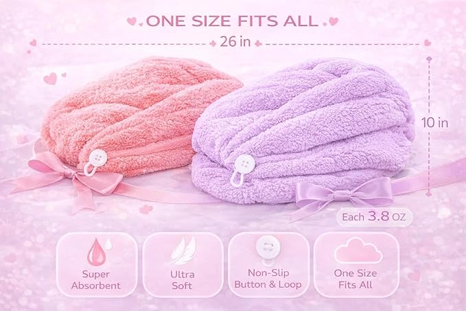 ADOGO Microfiber Hair Towel - Image 8
