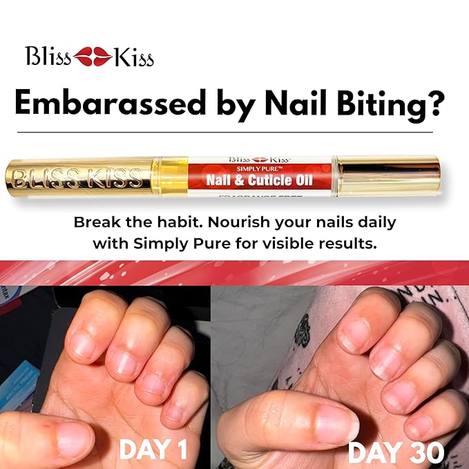 Bliss Kiss | 1 Candy Cane Fragrance | Nail Oil Cuticle Pen w/Vitamin E & - Image 3