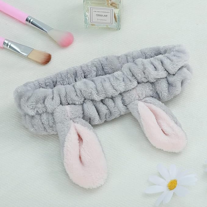4 Pack Elastic Makeup Headbands - Image 6
