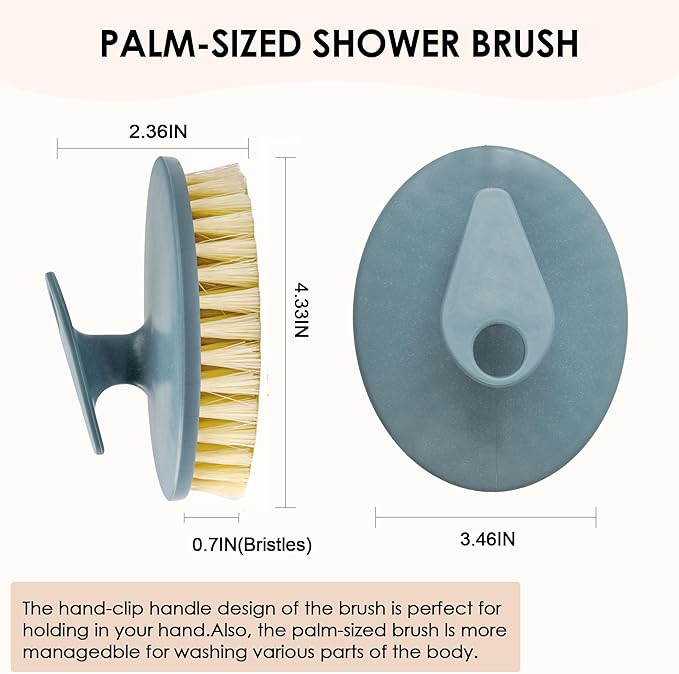 INNERNEED Food-Grade Soft Silicone Body Scrubber Shower Brush Handheld - Image 2