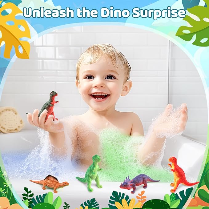 Bath Bombs for Kids with Surprise Dinosaur Toys Inside, XXXL Dinosaur Bath - Image 2