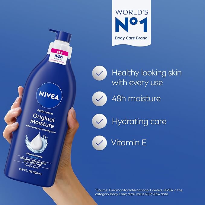 NIVEA Original Moisture Body Lotion - Image 3