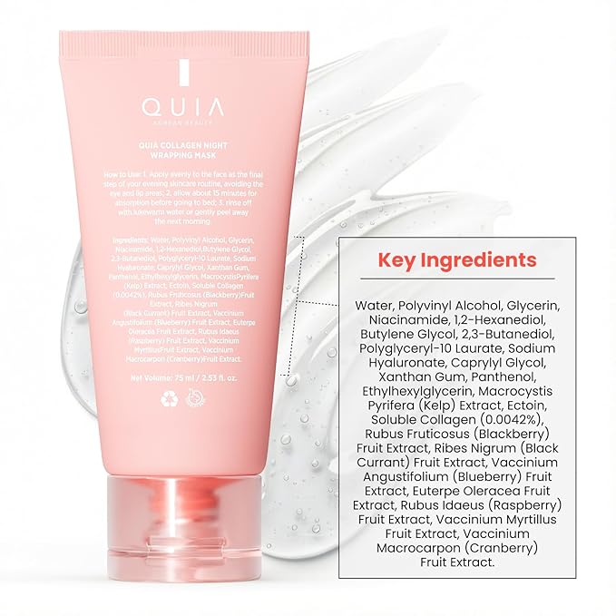 QUIA Collagen Wrapping Mask 75ml - Image 9