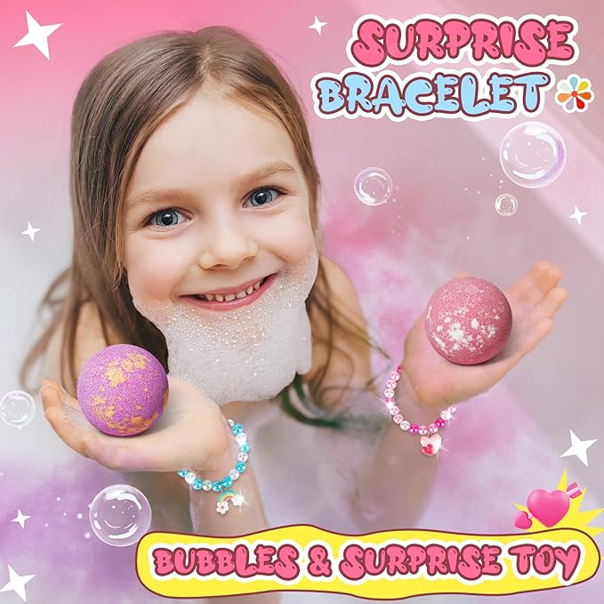 Unicorn Bath Bombs for Kids Girls - Image 6