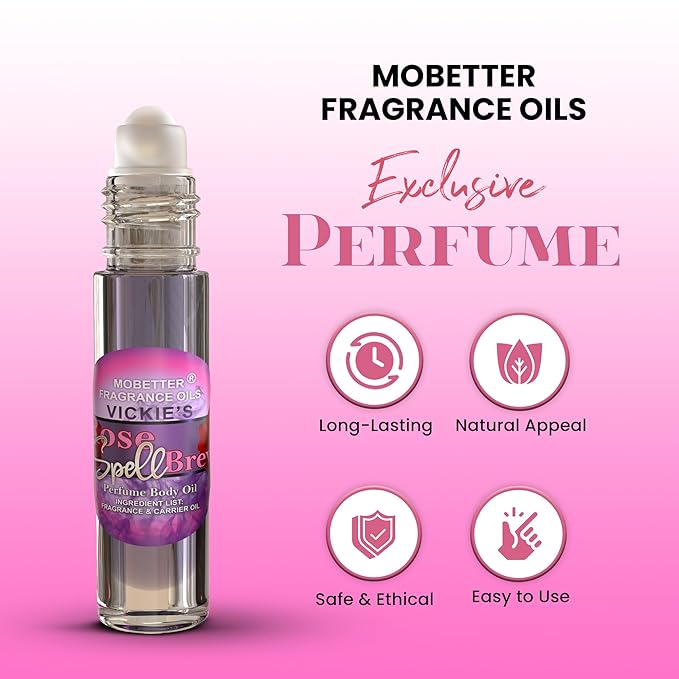 MOBETTER FRAGRANCE OILS Vickies Rose Spell Brew Perfume Women Body Oil 10ml - Image 2