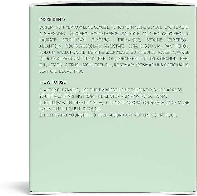 QUIA Toner Pads – AHA/BHA Dual-Action Exfoliate and Hydrate All in One – - Image 8