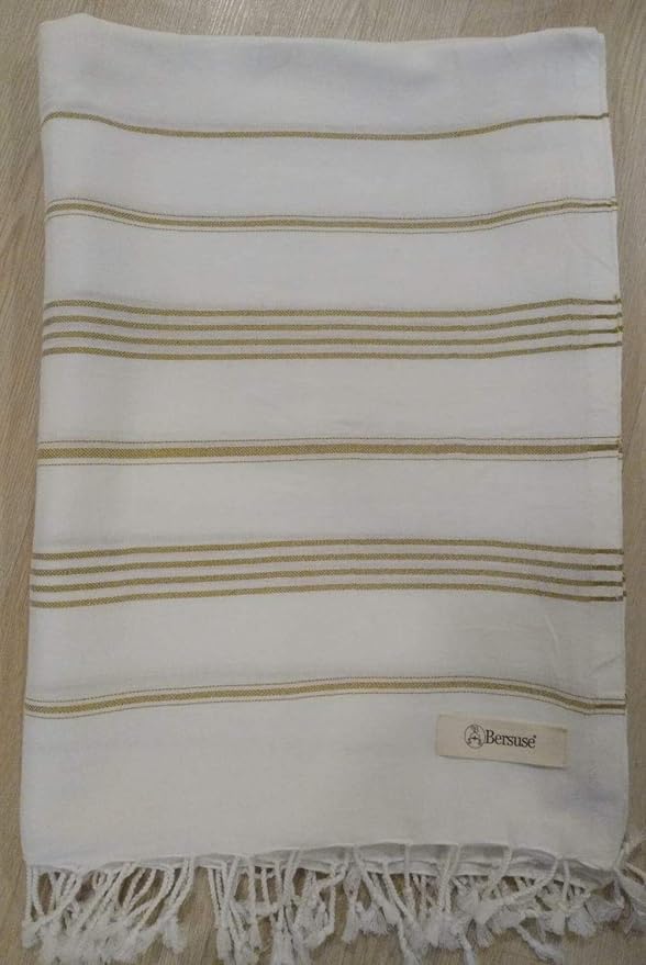 Bersuse Towels Anatolia XL Beach Blanket Throw Blanket Turkish Towel 100% - Image 6