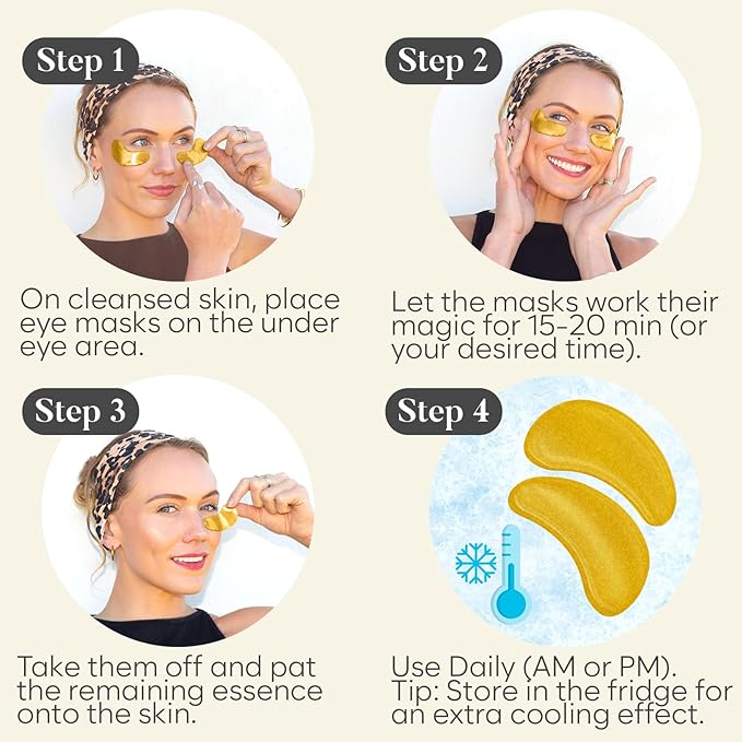 AURAE 24K Gold Under Eye Patches - Image 6