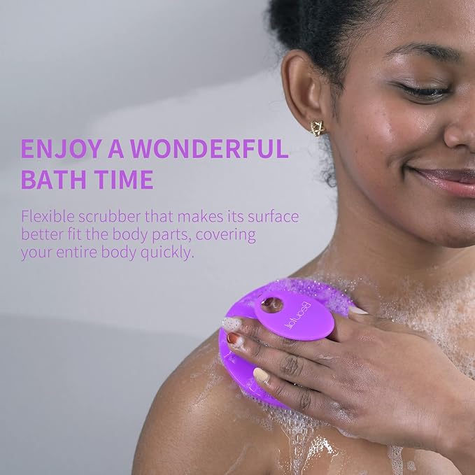 Silicone Body Scrubber, BEAUTAIL Shower Bath Scrubber, More Hygienic Than - Image 6