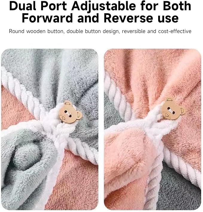 Microfiber Hair Towel, Hair Towel wrap - Image 7