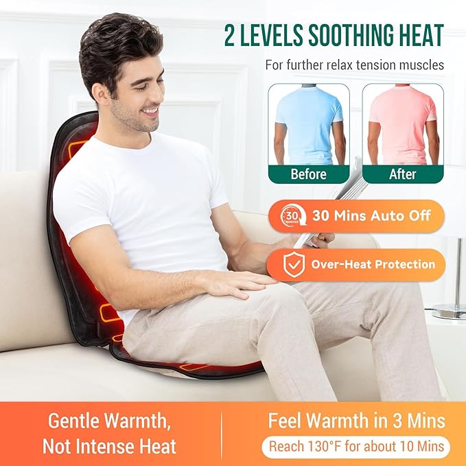Snailax Vibration Back Massager - Image 4
