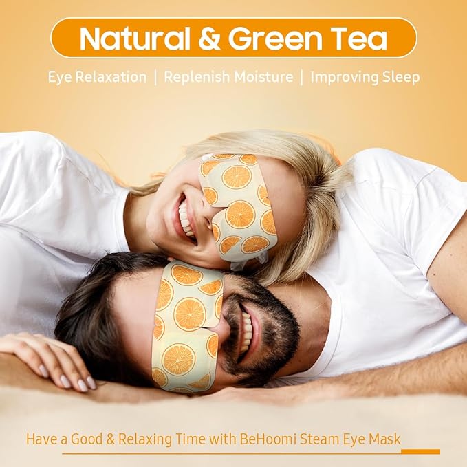 BeHoomi 30Packs Steam Eye Mask, Heated Eye Mask Warm Compress - Image 2