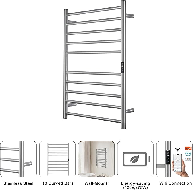 Electric Towel Rack with Voice Control - Image 7