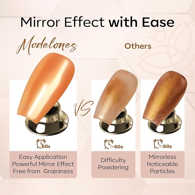 modelones Gel Top Coat for Chrome Nail Powder - Image 2