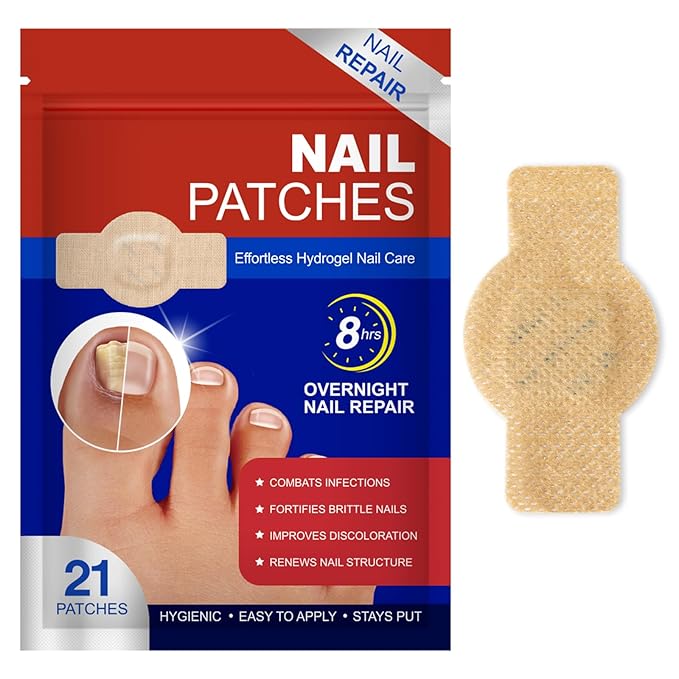 Fungal Nail Patches -Toenail Treatment Extra Strength 21Pcs- Nail Repair by ScienceWellnessforEveryBod