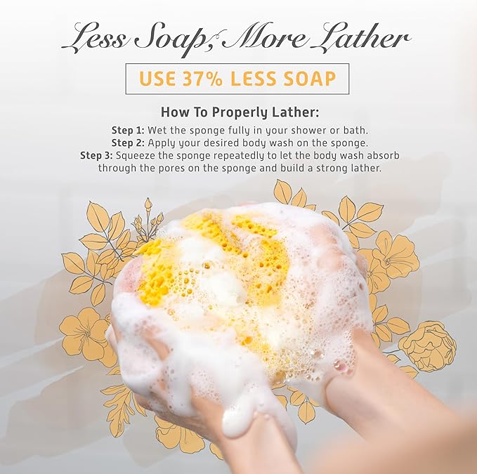 Spongentle Loofah Sponge for Shower and Bathing, Bath Sponge - Image 5
