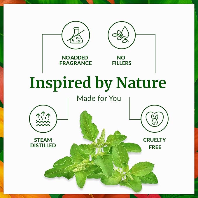 SVA Holy Tulsi Essential Oil – 1/3 Fl Oz – 100% Natural Tulsi Oil - Image 3