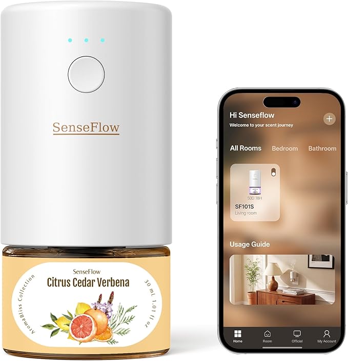 SF101S Pro Smart Plug in Air Freshener by SenseFlow
