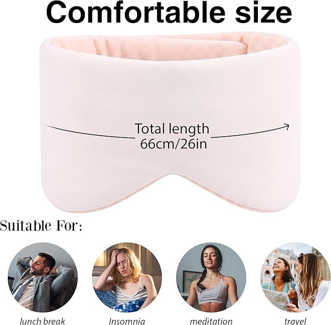 Silk Sleep Mask for Side Sleepers - Image 4