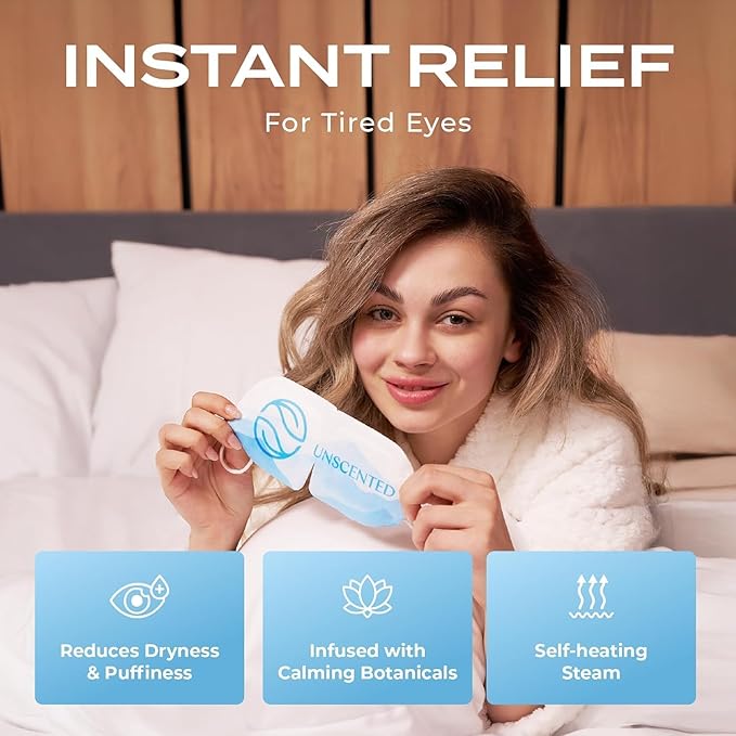 Body Restore Heated Eye Mask for Dry Eyes 5 Pack – Mothers Day Gifts for Mom - Image 8