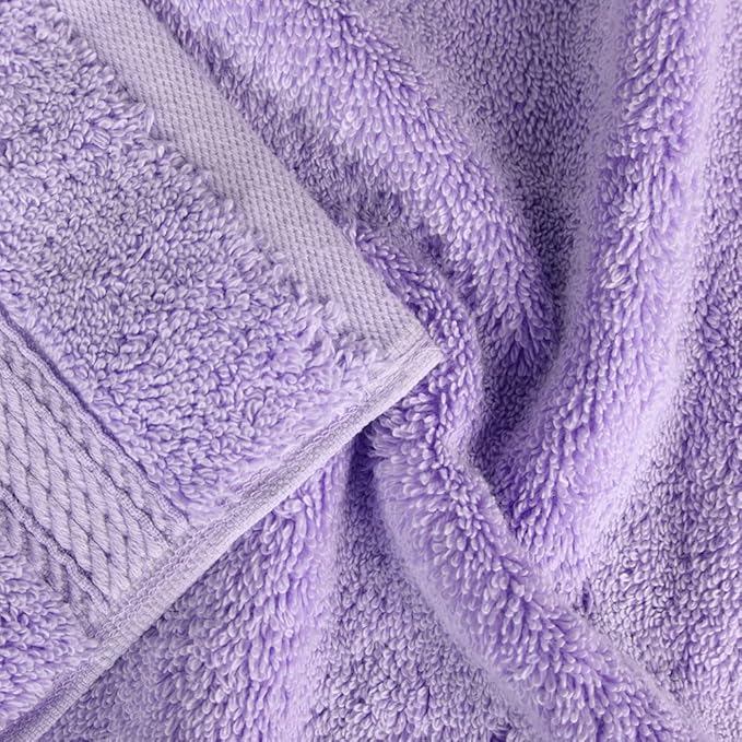 Superior Egyptian Cotton Pile Face Towel/Washcloth Set of 6, Ultra Soft Luxury - Image 4