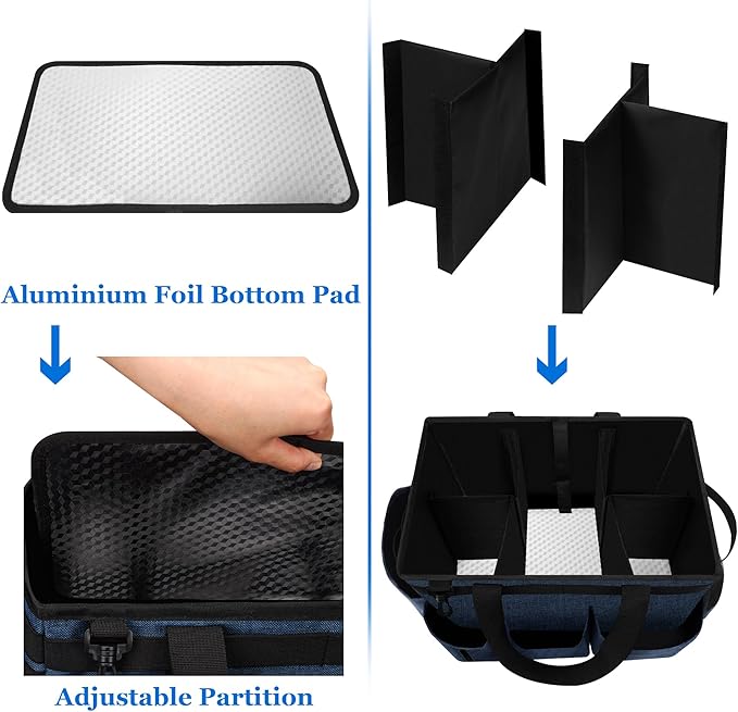 Joe & JoseRin Hot Tub Chemical Storage Bag, Pool Cleaning Caddy Tool Organizers - Image 2