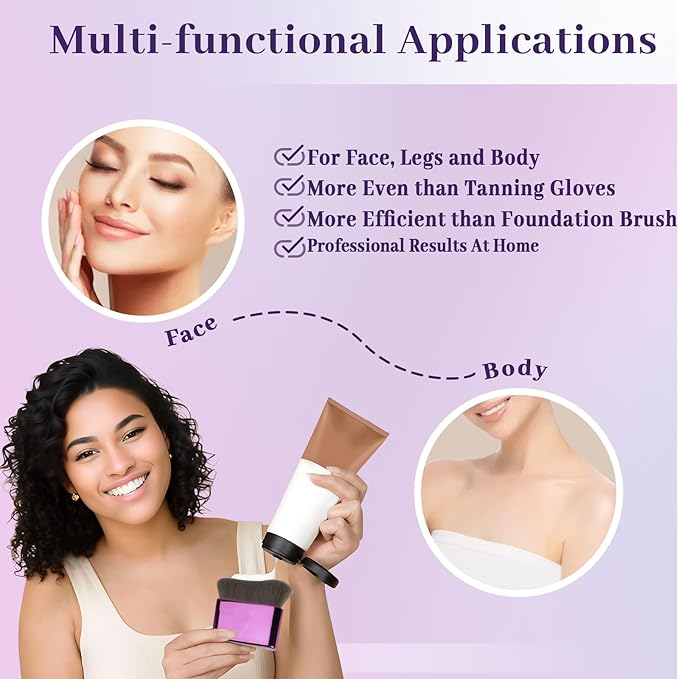 Self Tanner Brush for Body & Face - Image 4