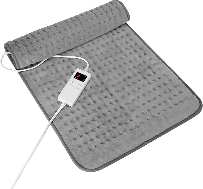 Heating Pad for Period Cramps, Heating Pad for Back/Neck/Shoulder Muscle Pain by vilicert