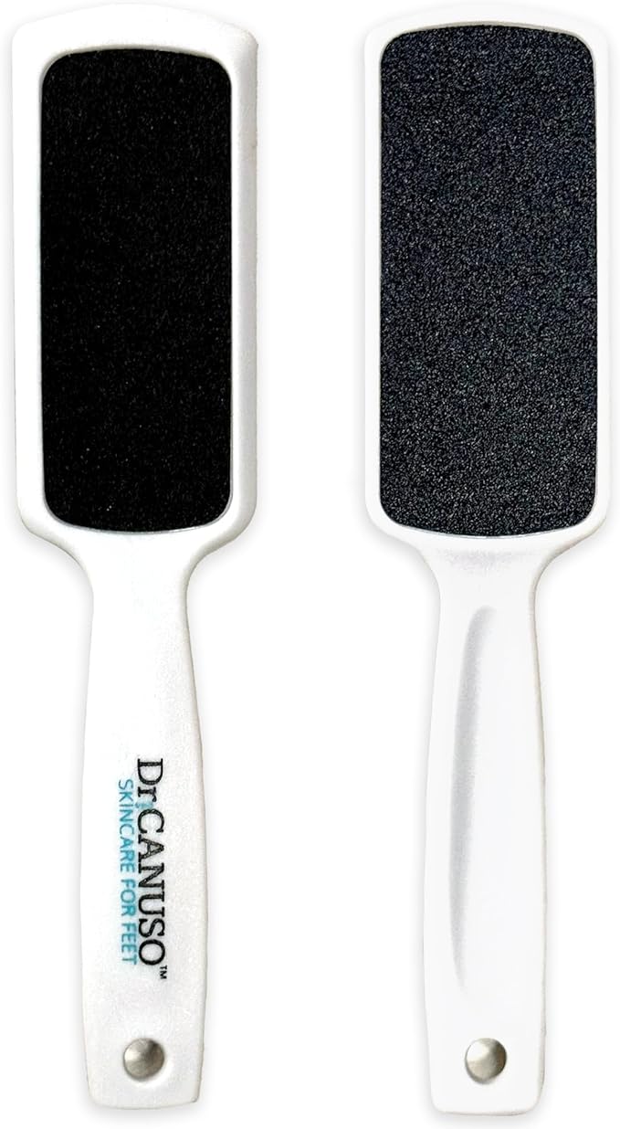 Dr. Canuso Double Sided Toenail Fungus Foot File Callus Remover Foot Scrubber by DRCANUSOSKINCAREFORFEET