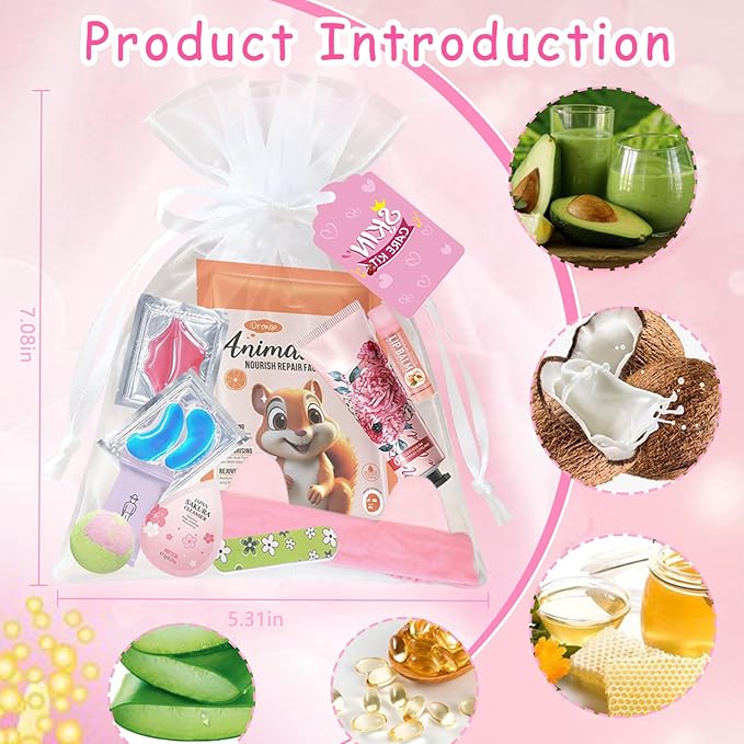 144 PCS Spa Party Supplies for Women, Spa Day Favors Essentials Include Face - Image 4